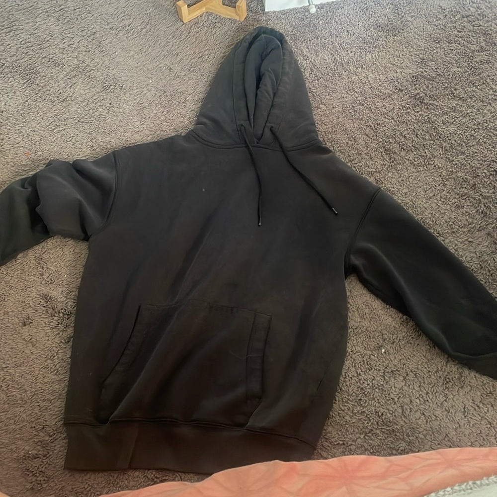 Basic black hoodie